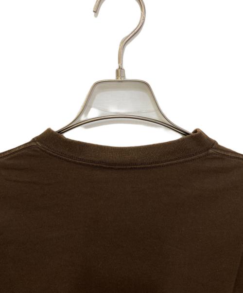 stussy（ステューシー）stussy (ステューシー) 00‘ｓプリントTシャツ ブラウン サイズ:Mの古着・服飾アイテム