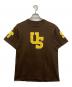 stussy（ステューシー）の古着「00‘ｓプリントTシャツ」｜ブラウン