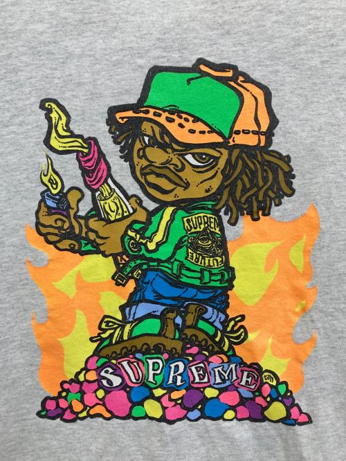 SUPREME（シュプリーム）SUPREME (シュプリーム) Molotov Kid Tee グレー サイズ:Mの古着・服飾アイテム