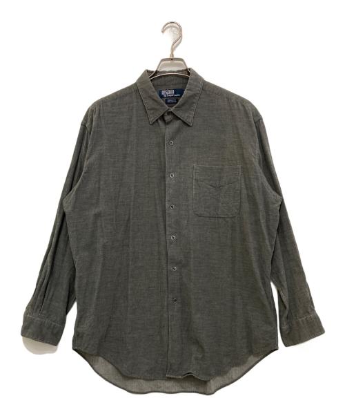 POLO RALPH LAUREN（ポロ・ラルフローレン）POLO RALPH LAUREN (ポロ・ラルフローレン) MARLOWE/コーデュロイシャツ　HS-RL-KA-3652 グレー サイズ:LLの古着・服飾アイテム