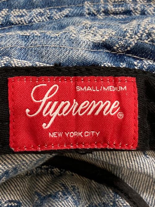 SUPREME（シュプリーム）SUPREME (シュプリーム) Multi Type Jacquard Denim Crusher インディゴ サイズ:SMの古着・服飾アイテム