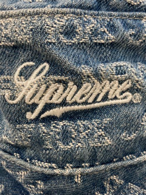 SUPREME（シュプリーム）SUPREME (シュプリーム) Multi Type Jacquard Denim Crusher インディゴ サイズ:SMの古着・服飾アイテム