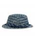 SUPREME (シュプリーム) Multi Type Jacquard Denim Crusher インディゴ サイズ:SM：6000円