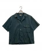 MARGARET HOWELLマーガレットハウエル）の古着「COTTON LINEN POPLIN」｜ネイビー