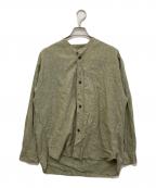 MHLマーガレットハウエル）の古着「COTTON LINEN CHAMBRAY」｜グリーン