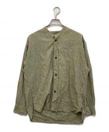MHL（マーガレットハウエル）の古着「COTTON LINEN CHAMBRAY」｜グリーン