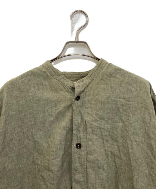 MHL（マーガレットハウエル）MHL (マーガレットハウエル) COTTON LINEN CHAMBRAY グリーン サイズ:Mの古着・服飾アイテム