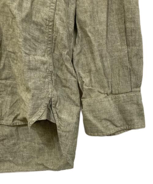 MHL（マーガレットハウエル）MHL (マーガレットハウエル) COTTON LINEN CHAMBRAY グリーン サイズ:Mの古着・服飾アイテム