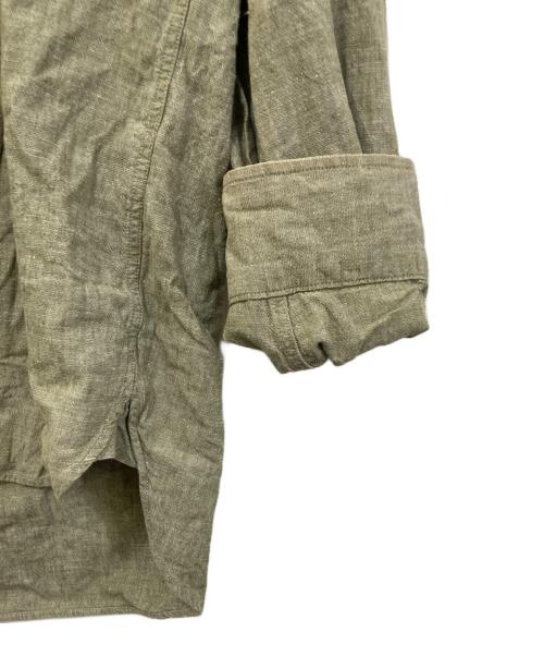 MHL（マーガレットハウエル）MHL (マーガレットハウエル) COTTON LINEN CHAMBRAY グリーン サイズ:Mの古着・服飾アイテム