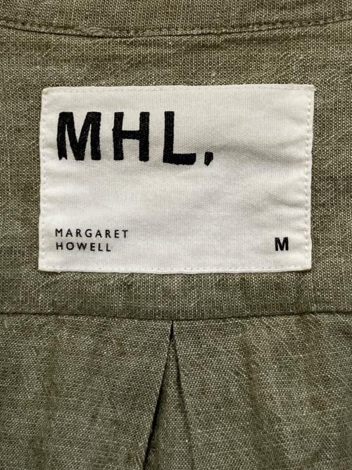 MHL（マーガレットハウエル）MHL (マーガレットハウエル) COTTON LINEN CHAMBRAY グリーン サイズ:Mの古着・服飾アイテム