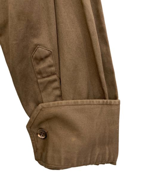 GUCCI（グッチ）GUCCI (グッチ) サファリシャツ　106010.23165 ブラウン サイズ:38/15の古着・服飾アイテム