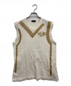 COMME des GARCONS HOMME PLUSコムデギャルソンオムプリュス）の古着「GOLDEN BOY ノースリーブカットソー　PS-T065」｜ホワイト