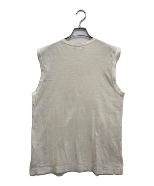 COMME des GARCONS HOMME PLUS（コムデギャルソンオムプリュス）COMME des GARCONS HOMME PLUS (コムデギャルソンオムプリュス) GOLDEN BOY ノースリーブカットソー　PS-T065 ホワイト サイズ:Sの古着・服飾アイテム