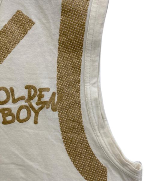 COMME des GARCONS HOMME PLUS（コムデギャルソンオムプリュス）COMME des GARCONS HOMME PLUS (コムデギャルソンオムプリュス) GOLDEN BOY ノースリーブカットソー　PS-T065 ホワイト サイズ:Sの古着・服飾アイテム