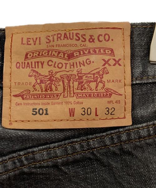 LEVI'S（リーバイス）LEVI'S (リーバイス) 501 デニムパンツ ブラック サイズ:W30 L32の古着・服飾アイテム