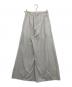 MM6 Maison Margiela (エムエムシックスメゾンマルジェラ) ワイドストライプパンツ ホワイト×グレー サイズ:40：14000円