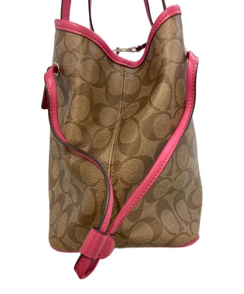 COACH（コーチ）COACH (コーチ) シグネチャー トートバッグ　F57842 ブラウンの古着・服飾アイテム