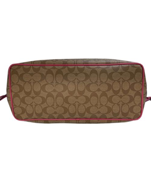 COACH（コーチ）COACH (コーチ) シグネチャー トートバッグ　F57842 ブラウンの古着・服飾アイテム