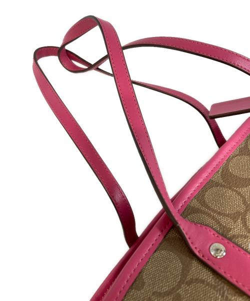 COACH（コーチ）COACH (コーチ) シグネチャー トートバッグ　F57842 ブラウンの古着・服飾アイテム