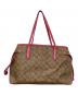 COACH (コーチ) シグネチャー トートバッグ　F57842 ブラウン：10000円