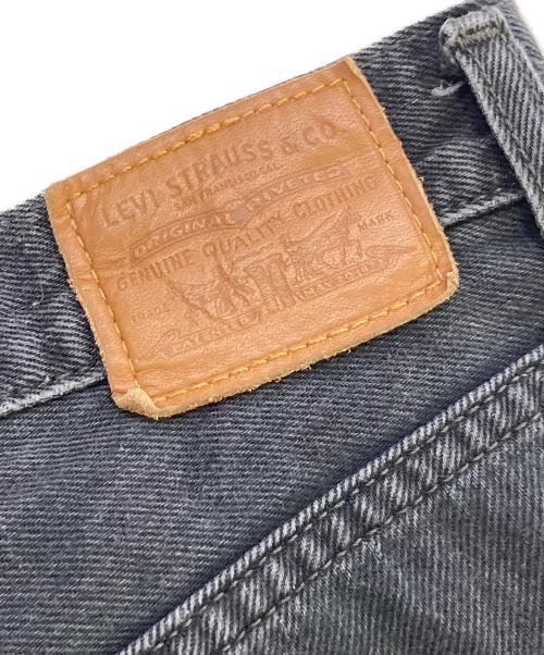 LEVI'S（リーバイス）LEVI'S (リーバイス) RIBCAGE WIDE LEG BLACK DENIM ブラック サイズ:28/30の古着・服飾アイテム