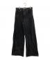 LEVI'S（リーバイス）の古着「RIBCAGE WIDE LEG BLACK DENIM」｜ブラック