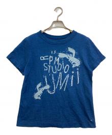 45R（フォーティファイブ・アール）の古着「インディゴ染めTシャツ」｜ブルー