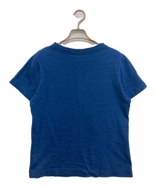 45R（フォーティファイブ・アール）45R (フォーティファイブ・アール) インディゴ染めTシャツ ブルー サイズ:3の古着・服飾アイテム