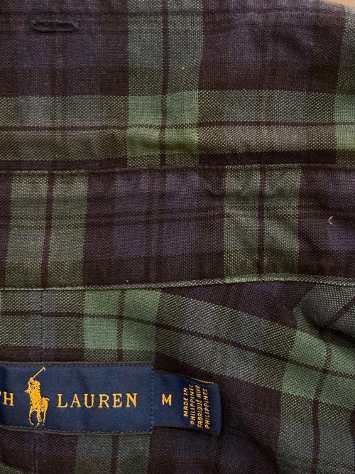 RALPH LAUREN（ラルフローレン）RALPH LAUREN (ラルフローレン) ブラックウォッチ柄チェックシャツ グリーン サイズ:Mの古着・服飾アイテム