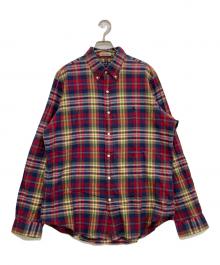 POLO RALPH LAUREN（ポロ・ラルフローレン）の古着「Indian Madras Check B.D. shirt」｜レッド