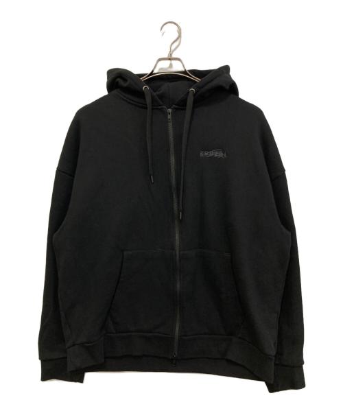 genzai（ゲンザイ）genzai (ゲンザイ) Zip Hoodie　GZ1062 ブラック サイズ:XLの古着・服飾アイテム