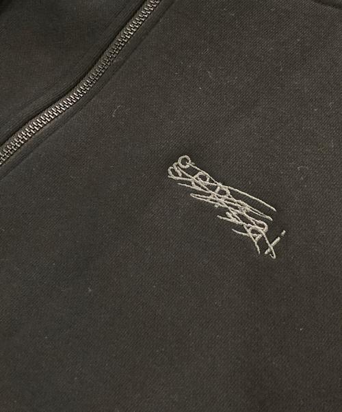 genzai（ゲンザイ）genzai (ゲンザイ) Zip Hoodie　GZ1062 ブラック サイズ:XLの古着・服飾アイテム