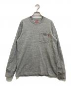 SUPREMEシュプリーム）の古着「L/S Pocket Tee」｜グレー