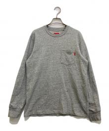 SUPREME（シュプリーム）の古着「L/S Pocket Tee」｜グレー