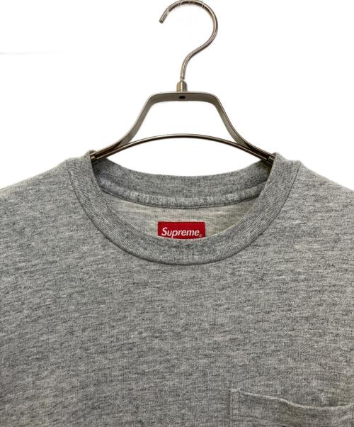 SUPREME（シュプリーム）SUPREME (シュプリーム) L/S Pocket Tee グレー サイズ:Sの古着・服飾アイテム
