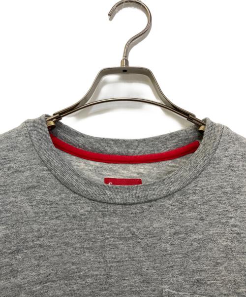 SUPREME（シュプリーム）SUPREME (シュプリーム) L/S Pocket Tee グレー サイズ:Sの古着・服飾アイテム
