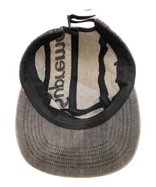 SUPREME（シュプリーム）SUPREME (シュプリーム) Denim camp cap ブラックの古着・服飾アイテム