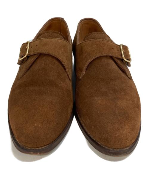 JOHN LOBB（ジョンロブ）JOHN LOBB (ジョンロブ) スエードシングルモンクストラップシューズ ブラウン サイズ:5.5Cの古着・服飾アイテム