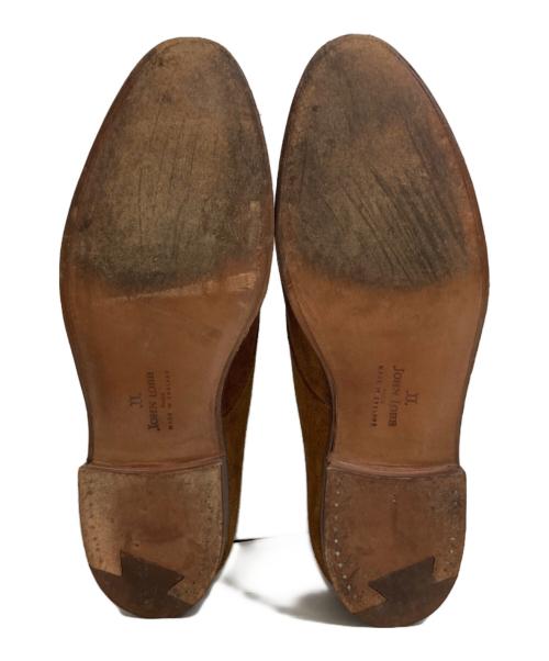 JOHN LOBB（ジョンロブ）JOHN LOBB (ジョンロブ) スエードシングルモンクストラップシューズ ブラウン サイズ:5.5Cの古着・服飾アイテム
