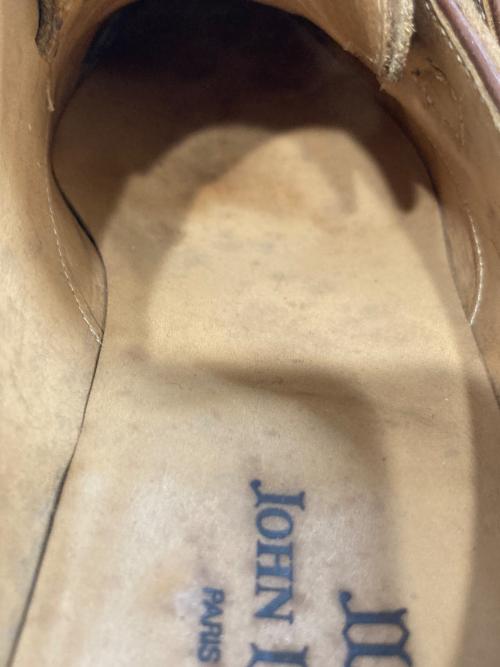 JOHN LOBB（ジョンロブ）JOHN LOBB (ジョンロブ) スエードシングルモンクストラップシューズ ブラウン サイズ:5.5Cの古着・服飾アイテム