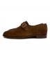 JOHN LOBB (ジョンロブ) スエードシングルモンクストラップシューズ ブラウン サイズ:5.5C：15000円