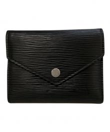 LOUIS VUITTON（ルイ ヴィトン）の古着「エピ ポルトフォイユ・ヴィクトリーヌ　M62173」｜ブラック