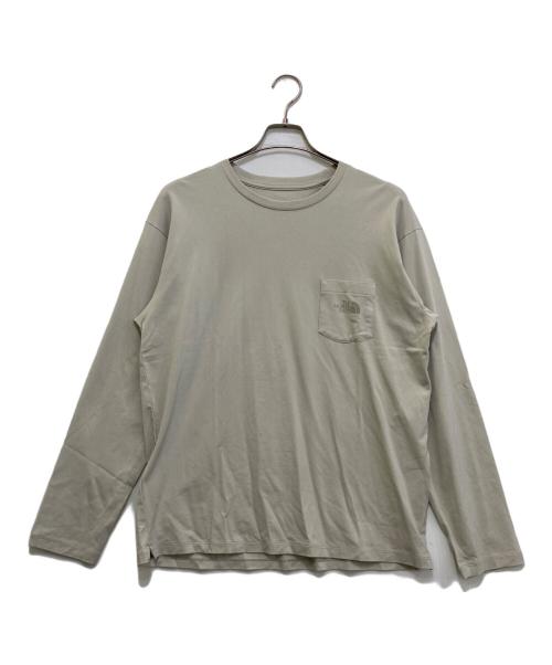 THE NORTH FACE（ザ ノース フェイス）THE NORTH FACE (ザ ノース フェイス) ロングスリーブコンフォーティブベーシッククルー　NT12488R グレー サイズ:Lの古着・服飾アイテム