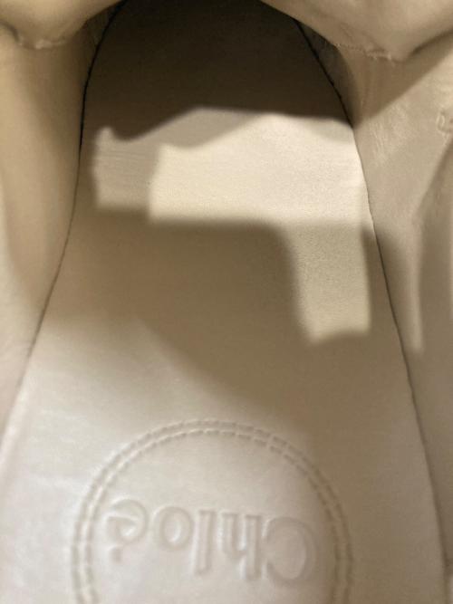 Chloe（クロエ）Chloe (クロエ) LAURENレザースニーカー ホワイト サイズ:37の古着・服飾アイテム