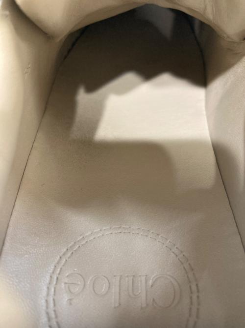 Chloe（クロエ）Chloe (クロエ) LAURENレザースニーカー ホワイト サイズ:37の古着・服飾アイテム