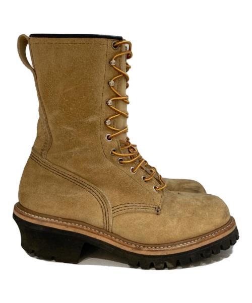 RED WING（レッドウィング）RED WING (レッドウィング) LOGGER BOOT/ロガーブーツ ベージュ サイズ:7Dの古着・服飾アイテム