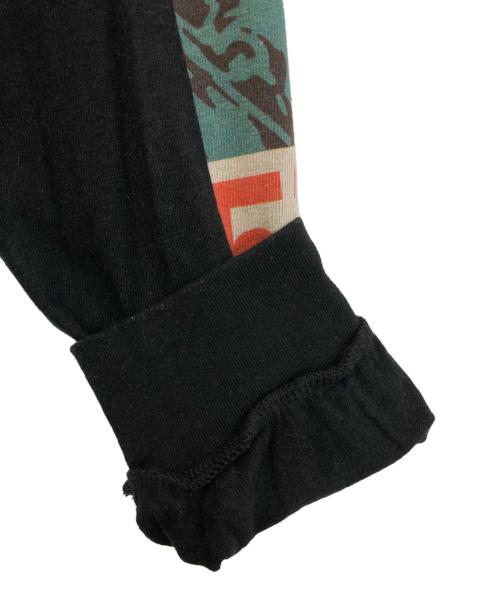 Hysteric Glamour（ヒステリックグラマー）Hysteric Glamour (ヒステリックグラマー) プリントカットソー　02193CL06 ブラック サイズ:Lの古着・服飾アイテム