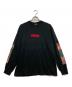 Hysteric Glamour（ヒステリックグラマー）の古着「プリントカットソー　02193CL06」｜ブラック
