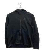 NIKEナイキ）の古着「テック フリ-ス フルジップ フーディ」｜ブラック