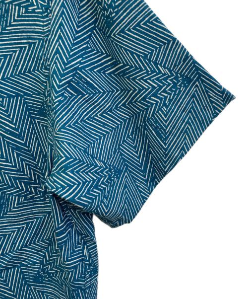 CALEE（キャリー）CALEE (キャリー) R/P GEOMETRIC PATTERN SH ネイビー サイズ:Mの古着・服飾アイテム